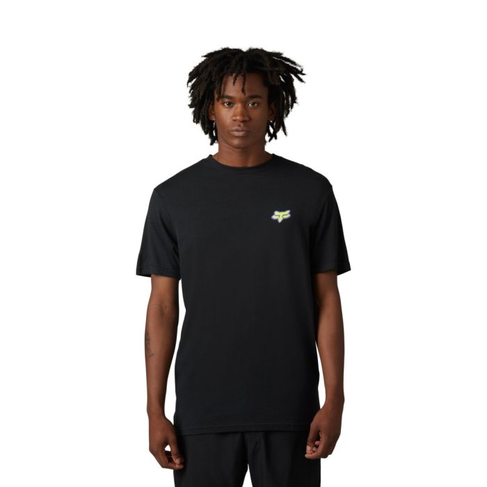 detail Pánské triko Fox Morphic Ss Prem Tee Black