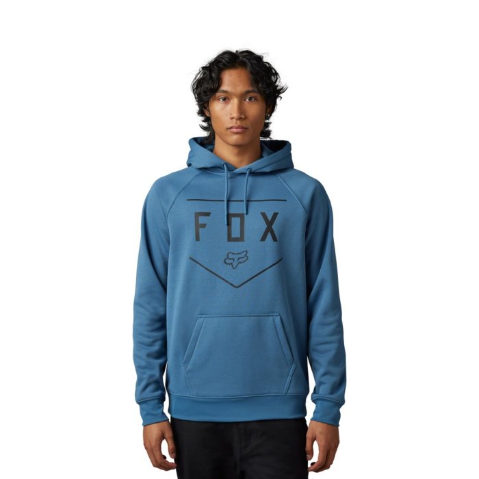 detail Pánská mikina Fox Shield Pullover Fleece Dark Slate