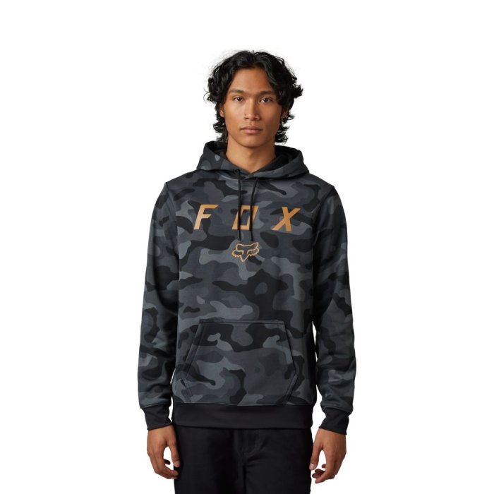 detail Pánská mikina Fox Vzns Camo Pullover Black Camor