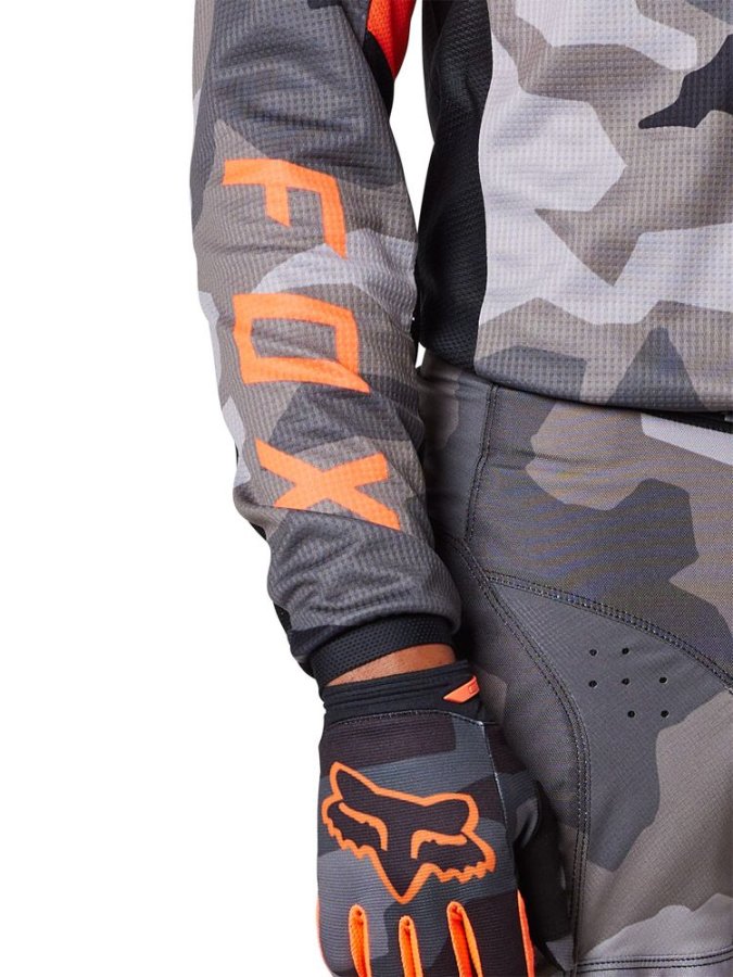 detail Pánský MX dres Fox 180 Bnkr Jersey grey camo