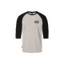 nahlad Pánské triko Horsefeathers HEXAGON II RAGLAN T-SHIRT (cement)