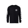 nahlad Pánské triko Horsefeathers TALL TYPO LS T-SHIRT (black)