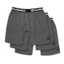 náhled Boxerky Horsefeathers DYNASTY LONG 3PACK BOXER SHORTS (heather anthracite)