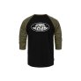 nahlad Pánské triko Horsefeathers DYNAMO RAGLAN T-SHIRT (black/burnt olive)