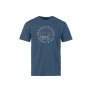 nahlad Triko LINE CIRCLE T-SHIRT (moonlight blue)