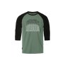 nahlad Triko ROLLIN RAGLAN T-SHIRT (iceberg green/black)