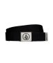 náhled Pánský pásek Volcom Circle Web Belt Black