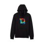 nahlad Pánská mikina Fox Scans Fleece Po Black