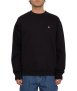 nahlad Pánská mikina Volcom Single Stone Crew Black