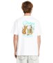 náhled Pánské triko Volcom Curious Cat Sst White