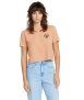 náhled Dámské triko Volcom Dial Crop Tee Sand Brown