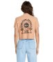 náhled Dámské triko Volcom Dial Crop Tee Sand Brown