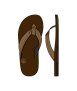 nahlad Pánské pantofle Volcom Victor Brown Khaki