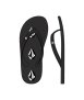 nahlad Pánské pantofle Volcom Rocker 2 Stoney Black