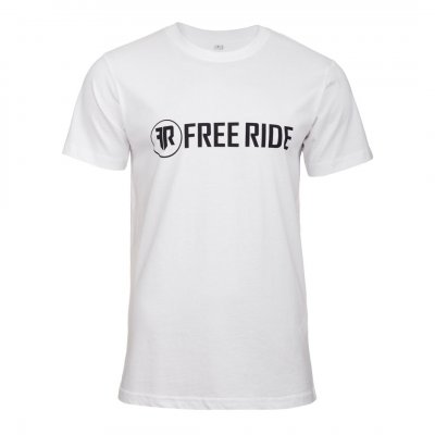 Pánské triko Free Ride Rider Tee Line Classic White