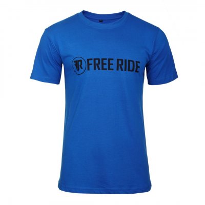 Pánské triko Free Ride Rider Tee Line Classic Cobalt Blue