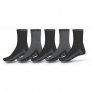 náhled Ponožky Globe BLACK/GREY CREW SOCK 5PK Black/Grey Single