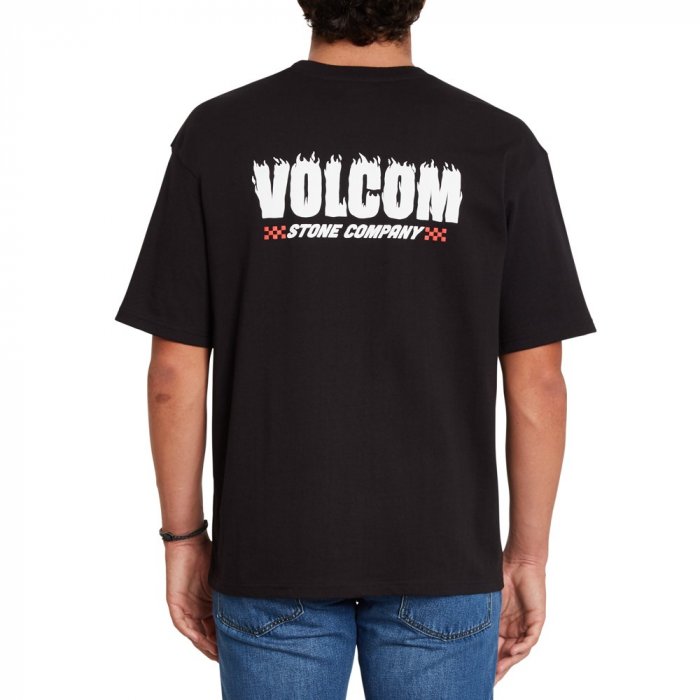 detail Pánské triko Volcom Companystone Lse Ss Black