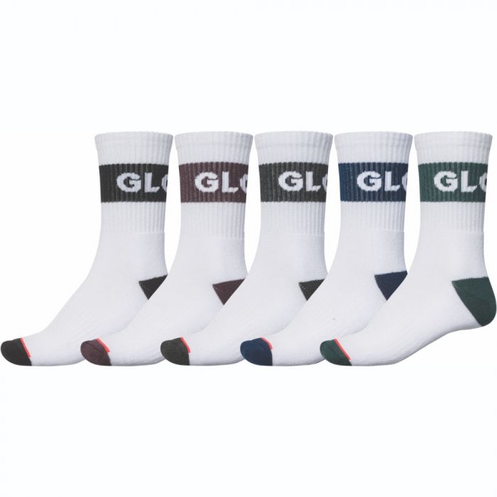 detail Pánské ponožky Globe Horizons Crew Sock 5 Pack