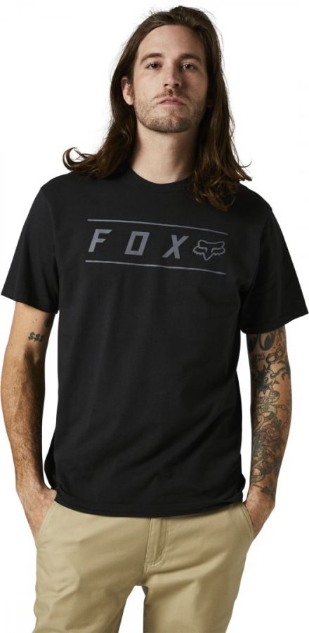 detail Pánské triko Fox Pinnacle Ss Premium Tee Black/Black