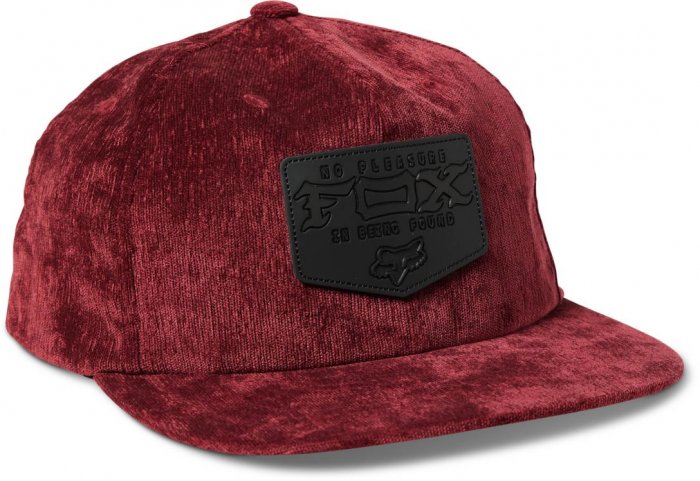 detail Pánská kšiltovka Fox Fixated Sb Hat Dark Maroon OS