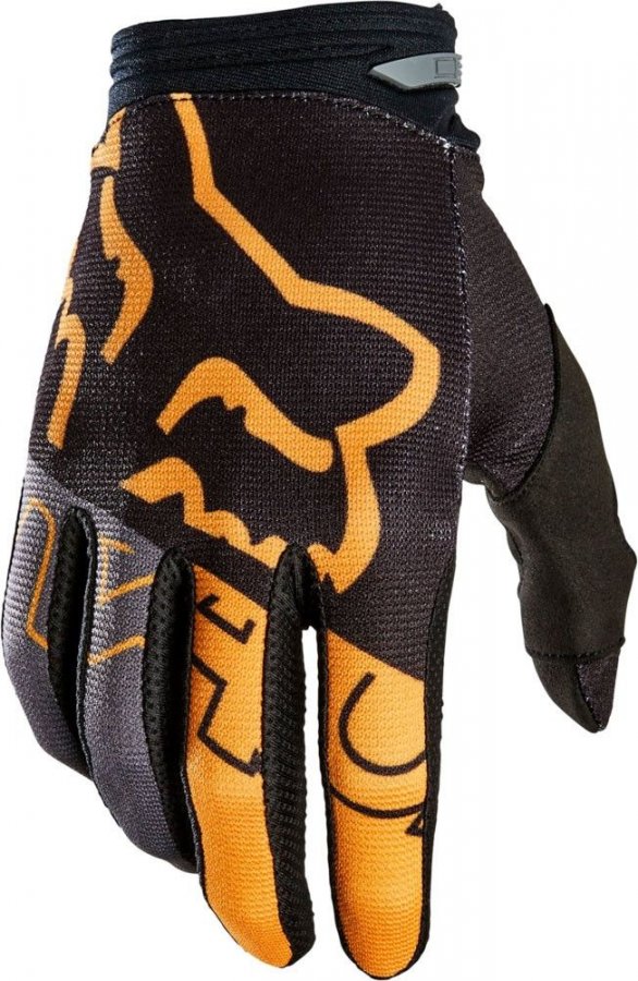 detail Pánské MX rukavice Fox 180 Skew Glove Black/Gold