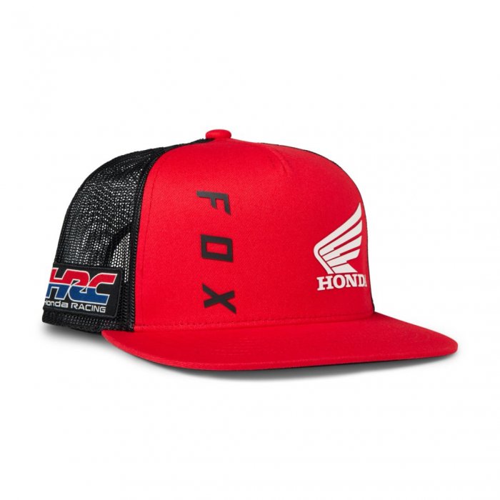 detail Pánská čepice Fox Fox X Honda Snapback Hat Flame Red OS