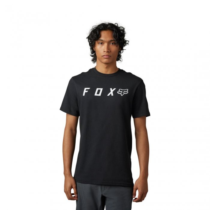 detail Pánské triko Fox Absolute Ss Prem Tee Black/White