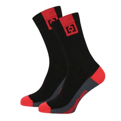 CLAW LONG BIKE SOCKS (black/flame)