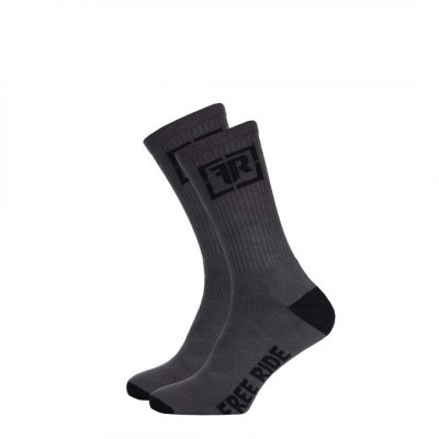 Pánaké ponožky Rider Skate grey/black
