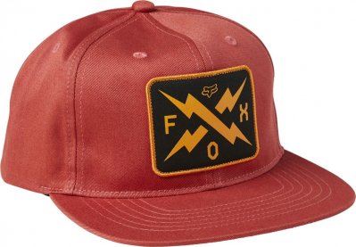 Pánská kšiltovka Fox Calibrated Sb Hat Red Clear OS